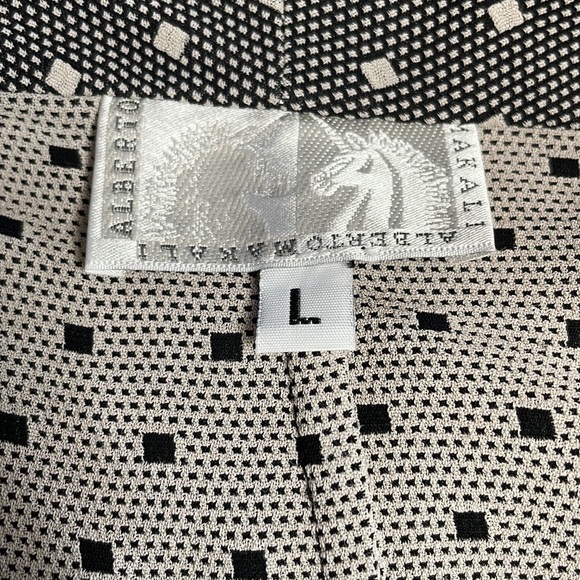 Alberto Makali Gray Square Dot Vest Size L - Picture 8 of 9